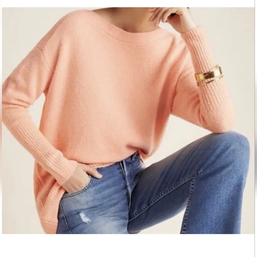 Anthropologie Medium Petite Boatneck